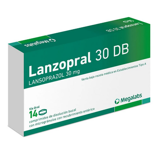 LANZOPRAL CAP 30 MG X 14