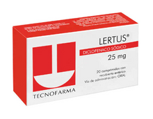 LERTUS COMPRIMIDOS 25 MG X 20 U TECNOFARMA