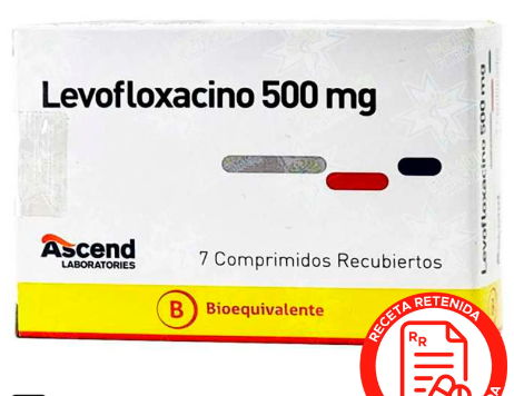 LEVOFLOXACINO COMPRIMIDOS 500 MG X 7 ASCEND
