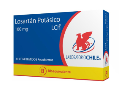 LOSARTAN COMPRIMIDOS 100 MG. X 30 CHILE (BE)