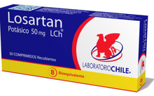 LOSARTAN 50MG X30 COMPRIMIDOS RECUBIERTOS.