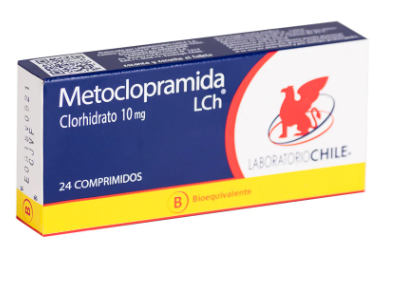 METOCLOPRAMIDA COMPRIMIDOS 10 MG X 24 CHILE (BE)