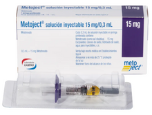 METOJECT® 15 MG/0,3 ML X 1 JERINGA PRE-LLENADA