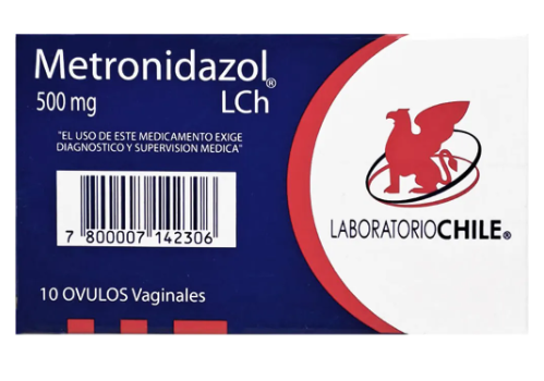 METRONIDAZOL OV 500 MG X 10 U CHILE