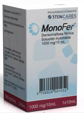 MONOFER SOLUCIÓN INYECTABLE 1000 mg/10 mL