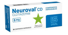 NEUROVAL COMPRIMIDOS DISPERSABLES 5 MG X 30 U