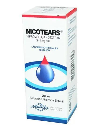 NICOTEARS SOLUCION OFTÁLMICA 0,3% X 20 ML