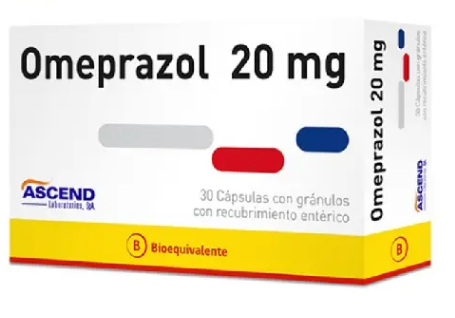 OMEPRAZOL CAP 20 MG X 30 U ASCEND BE