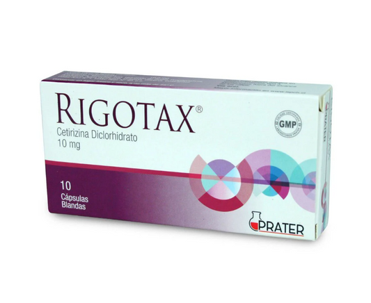 RIGOTAX 10 MG 10 COMP
