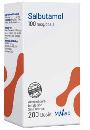 SALBUTAMOL 100 MCG/DO
