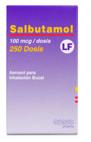 SALBUTAMOL INH. LF X 250 DOSIS.