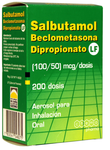 SALBUTAMOL+ BECLO. INH. LF X  200 DOSIS.