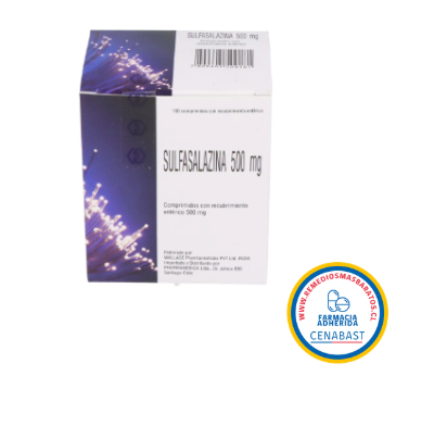 SULFASALAZINA 500 MG X 100 COM CENABAST