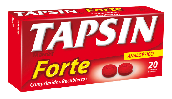 TAPSIN FORTE COMPRIMIDOS RECUBIERTOS 20