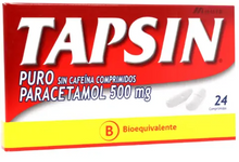 TAPSIN PURO 500 MG COMPRIMIDOS X 24 U