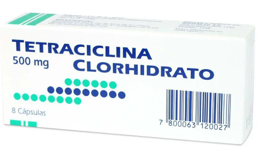 TETRACICLINA CAP 500 MG X 8 U MINTLAB