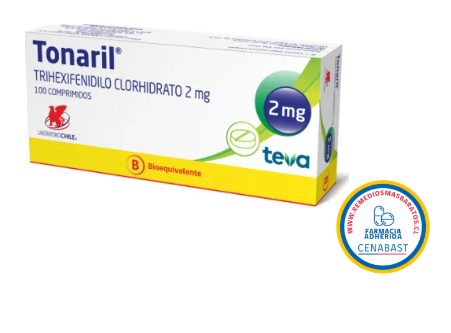 TONARIL 2 MG X 100 COMPRIMIDOS