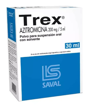 TREX SUSPENSIÓN ORAL 200MG/5ML X 30 ML SAVAL