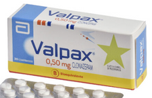 VALPAX 0.5 MG X 30 COMPRIMIDOS