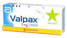VALPAX 2 MG X 30 COMPRIMIDOS