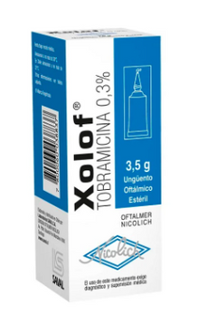 XOLOF UNGÜENTO OFTALMOLÓGICA 0,3 % X 3,5 GR.
