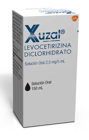 XUZAL SOL 2,5MG/5ML X 150 ML GLAXO FARMA